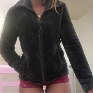 Fuzzy grey jacket